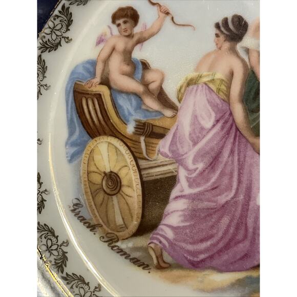 Antique KPM Hand Painted GRACH ROMAN Greek Mythological Plate - Picture 2 of 5